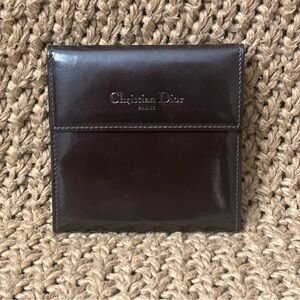 Dior Dark Brown Leather Wallet